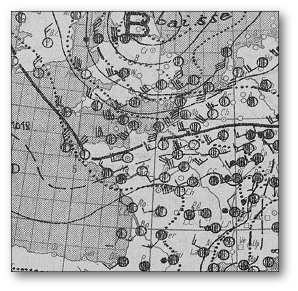 Analyse Surface 02/06/1938 à 07 utc